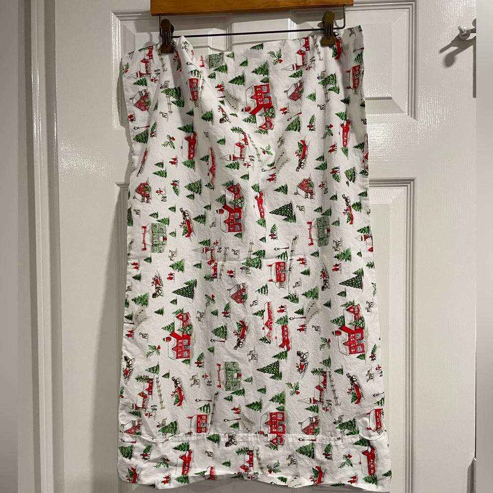 Vintage Laura Ashley Christmas Pillowcase Cotton - Picture 6 of 8